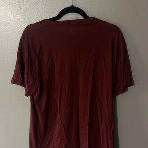 lululemon athletica Red Short Sleeve Tee